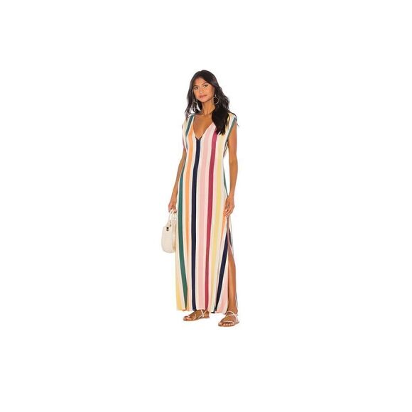 Tularosa Dance Maxi Dress in Rainbow Size XL NWT DEFECT (5-11) - Picture 1 of 5